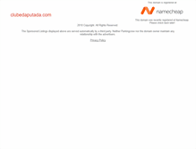 Tablet Screenshot of clubedaputada.com